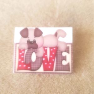 Puppy Love Croc Charm